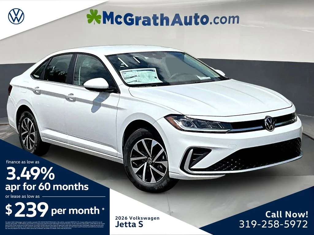 New 2026 White Volkswagen 1.5T S image 1