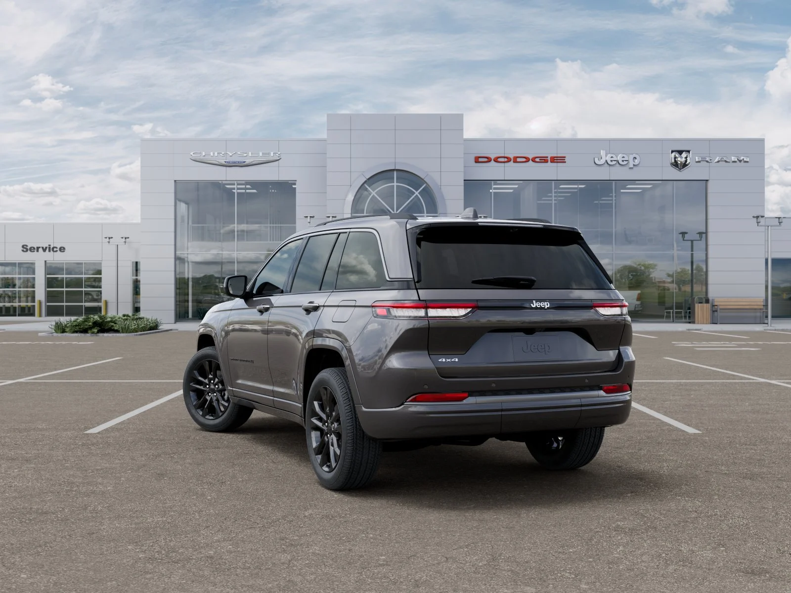New 2026 Baltic Gray Metallic Clear-Coat Exterior Paint Jeep Limited Reserve image 3
