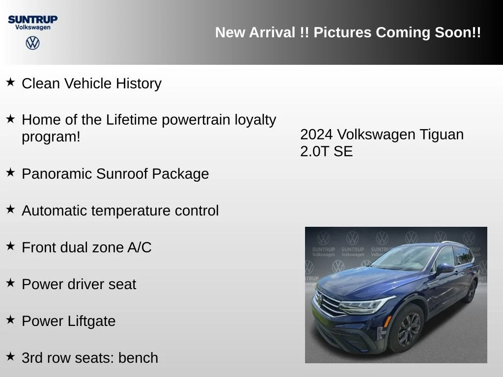 Used 2024 Blue Volkswagen 2.0T SE image 6
