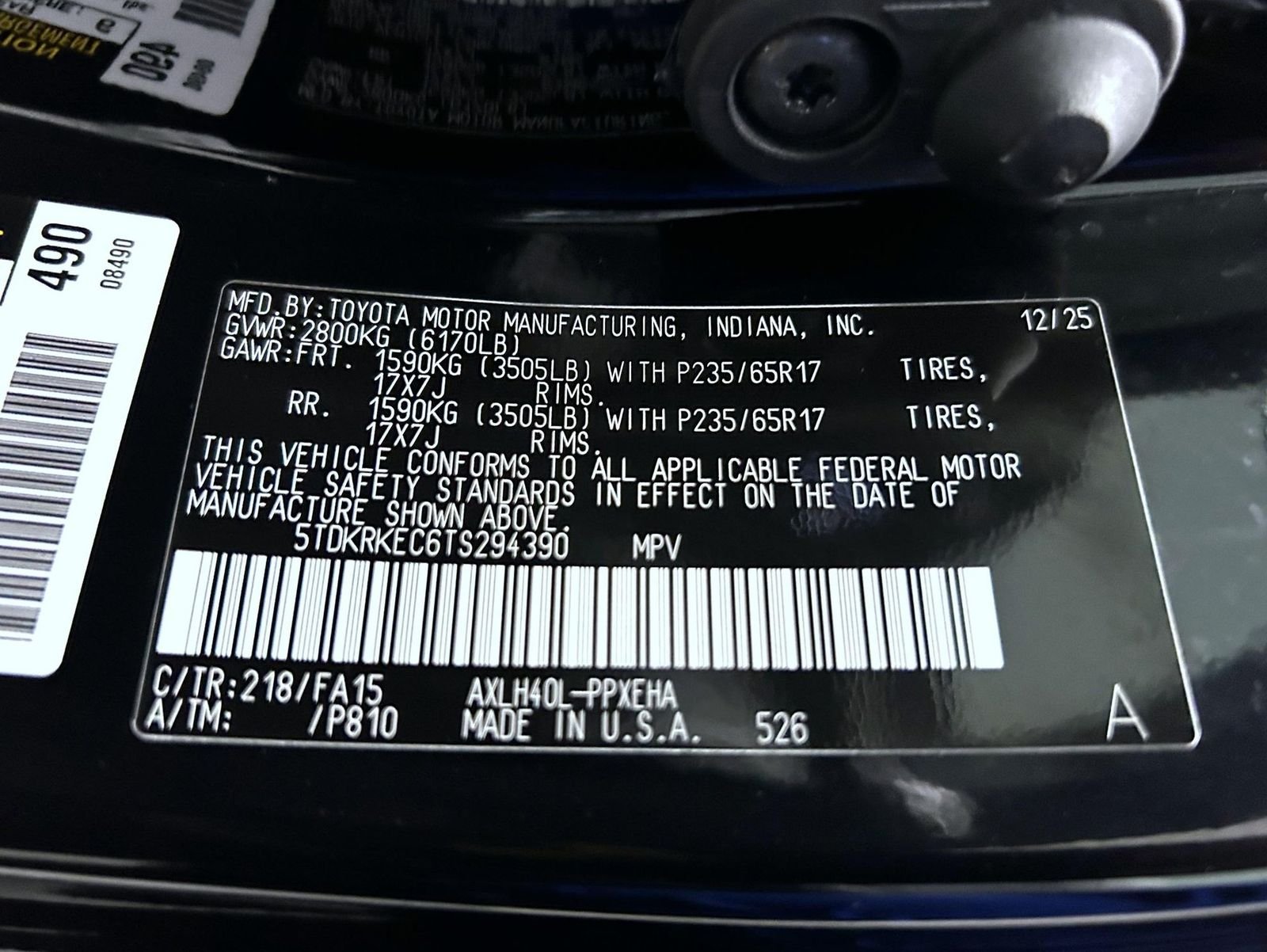 Used 2026 Black Toyota LE image 24