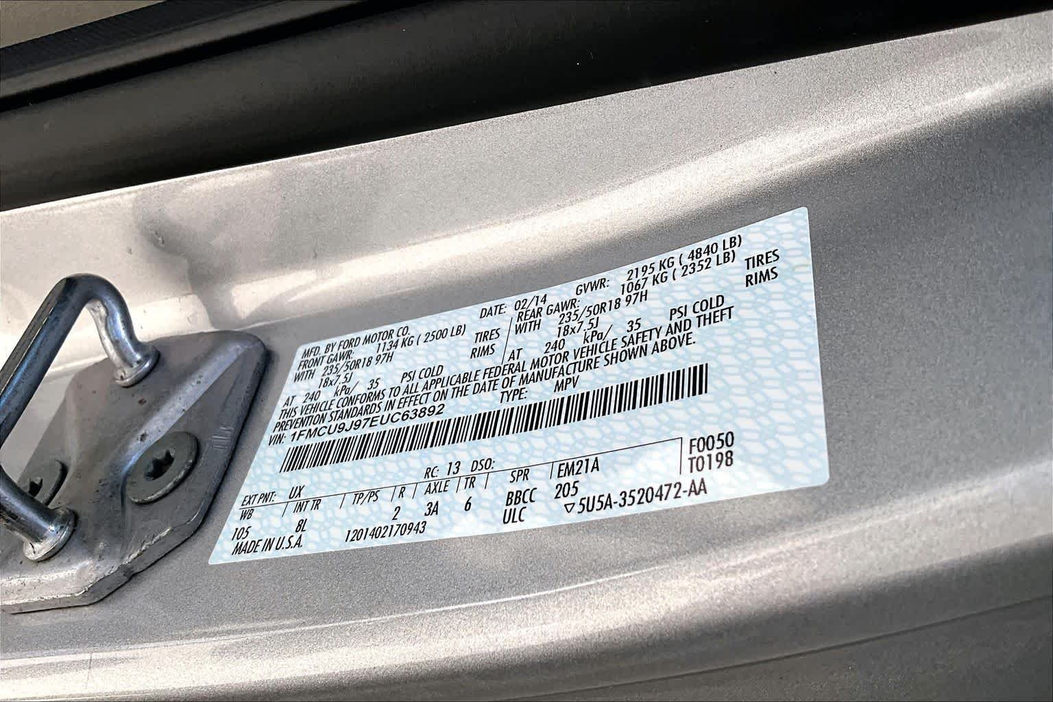 Used 2014 Ingot Silver Metallic Ford Titanium image 35