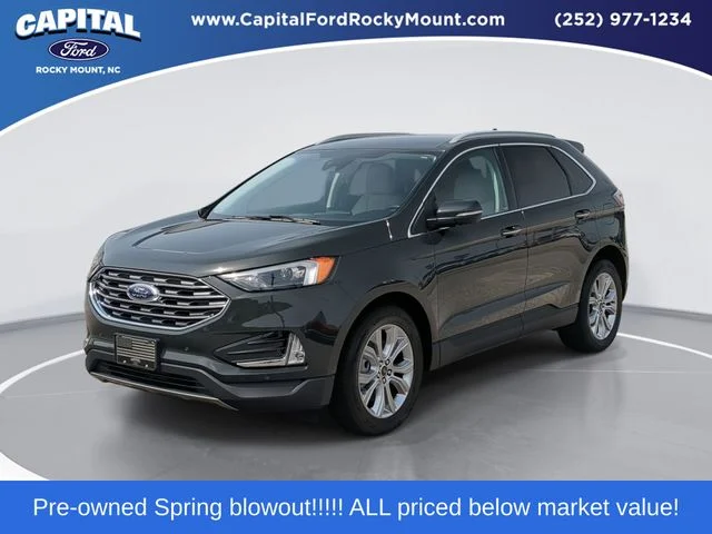 Used 2024 Green Ford Titanium image 1
