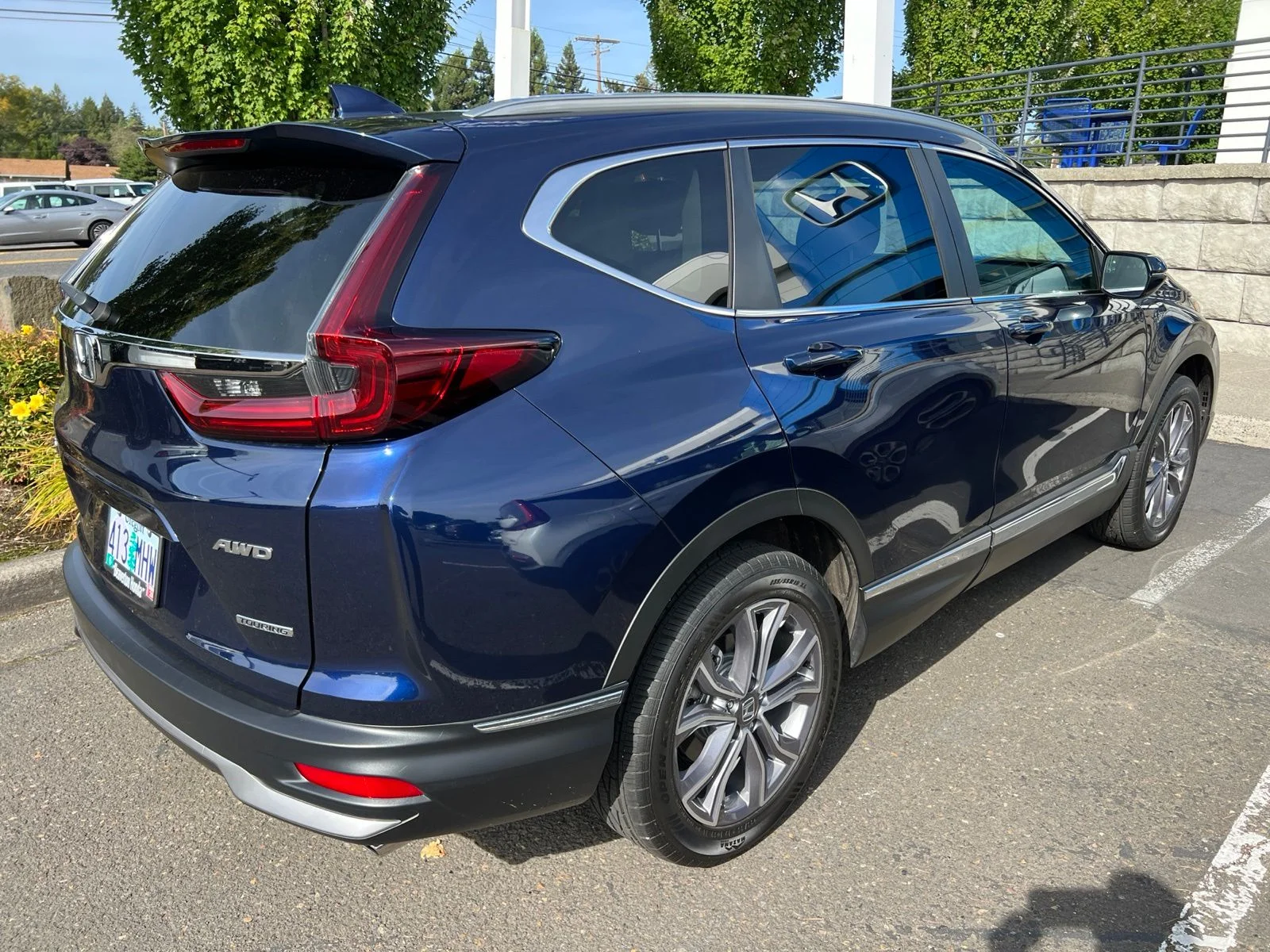 Used 2020 Aegean Blue Metallic Honda Touring image 4