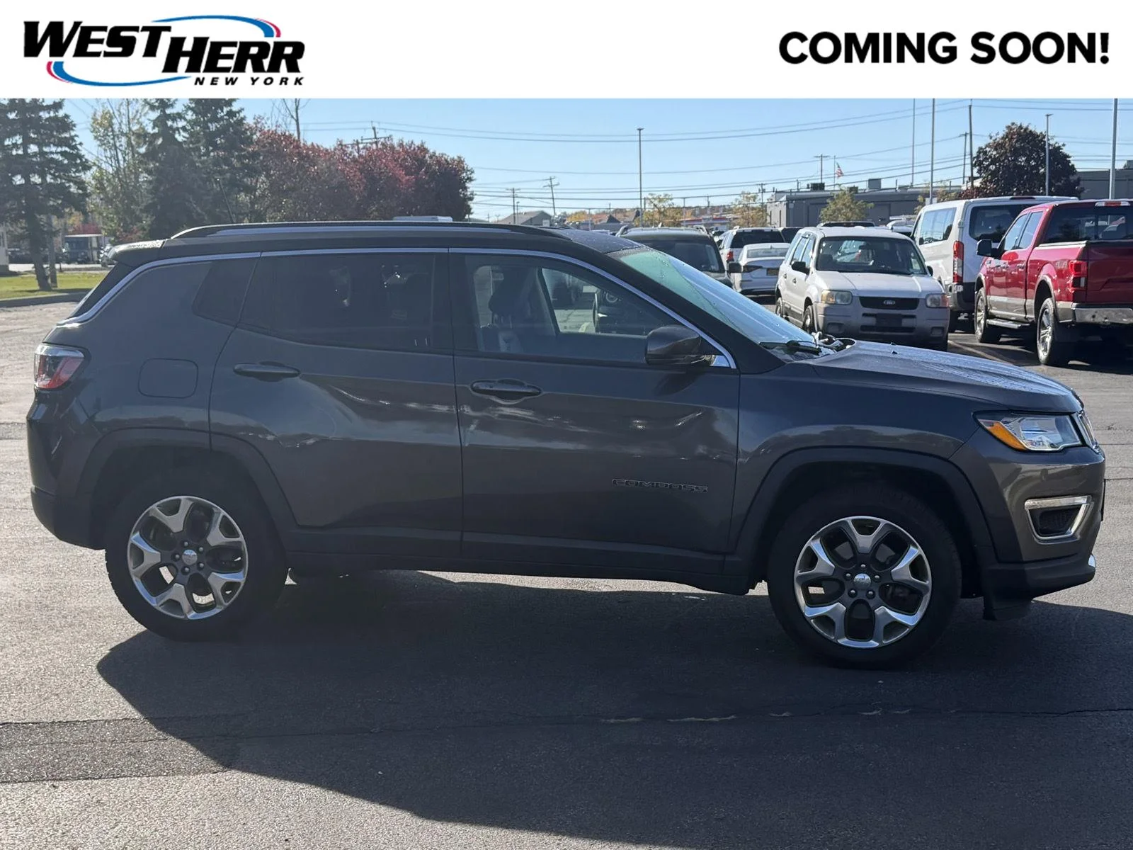 Used 2018 Granite Crystal Metallic Clearcoat Jeep Limited image 1