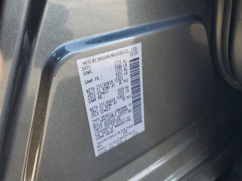 Used 2020 Gray Nissan SL image 26