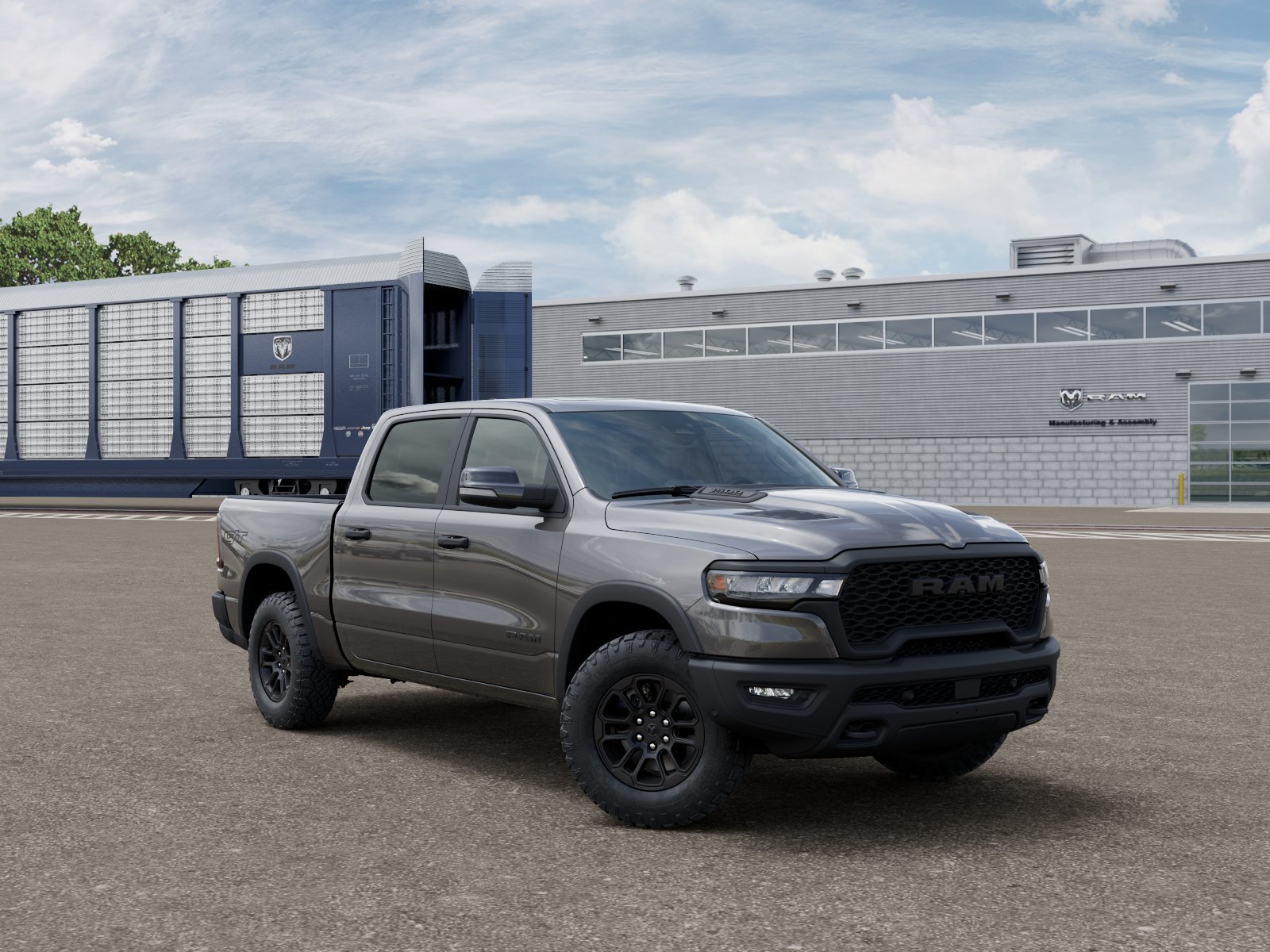 New 2027 Granite Crystal Metallic Clear-Coat Exterior Paint RAM REBEL image 3
