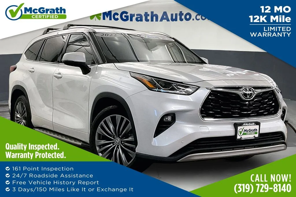 Used 2022 Beige Toyota Platinum image 1
