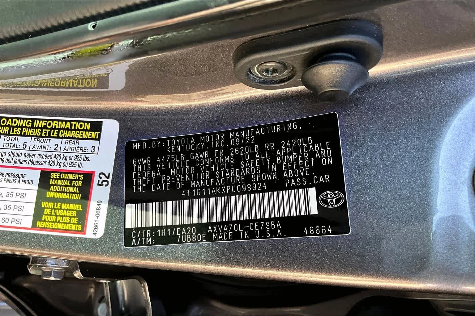 Used 2023 PREDAWN GRAY MICA Toyota SE Nightshade image 29