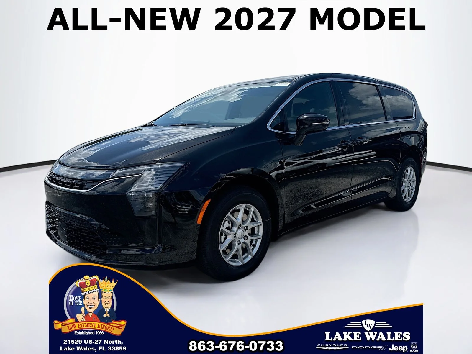 New 2027 Diamond Black Crystal Pearl-Coat Exterior Paint Chrysler  image 2