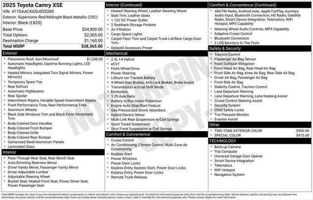 Certified Used 2025 SUPERSONIC RED/BLACK Toyota  image 30