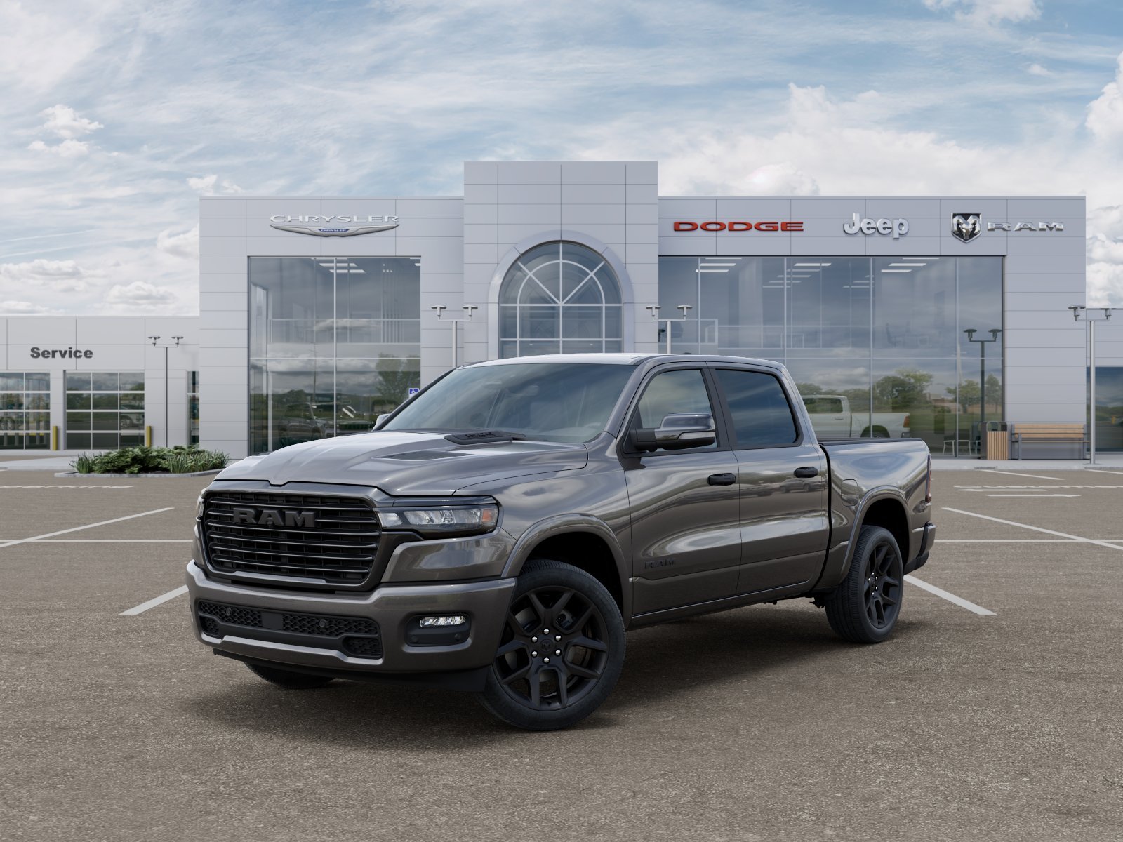 New 2026 Granite Crystal Metallic Clear-Coat Exterior Paint RAM Laramie image 16