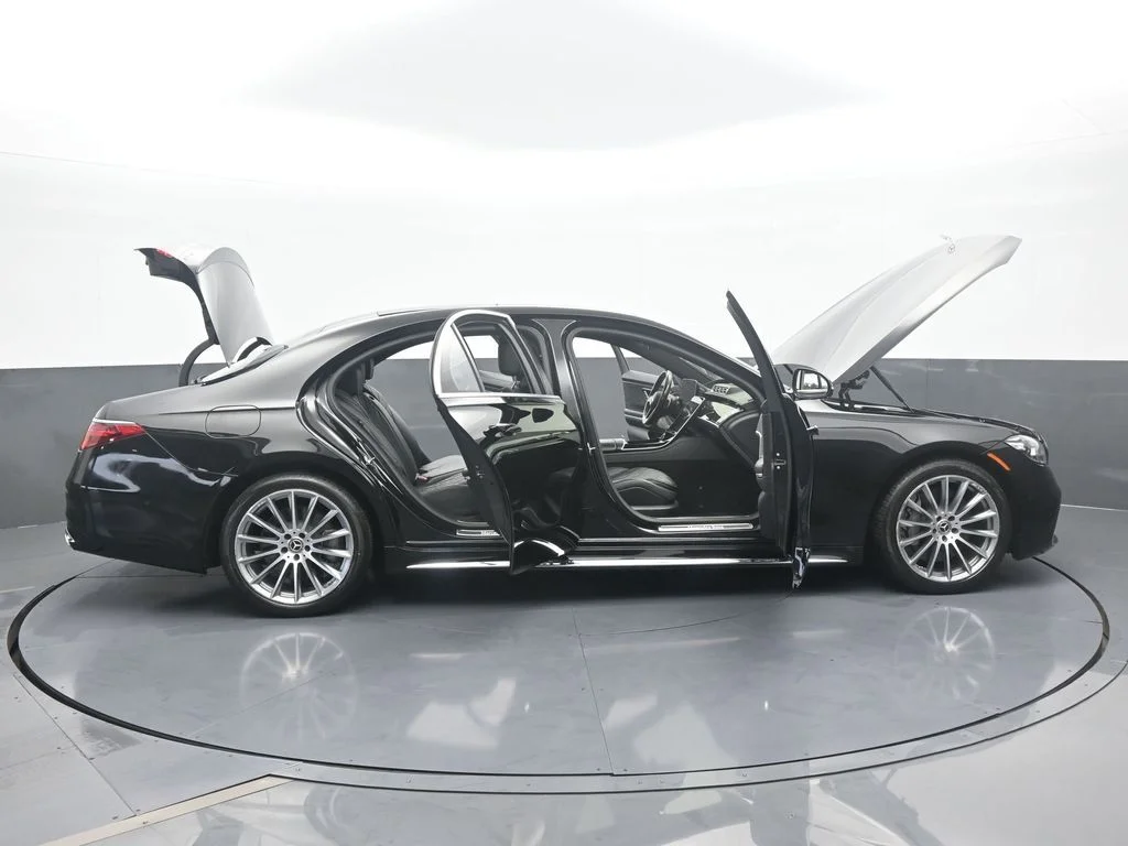 Used 2021 Obsidian Black/designo Diamon White Mercedes-Benz S 580 image 82