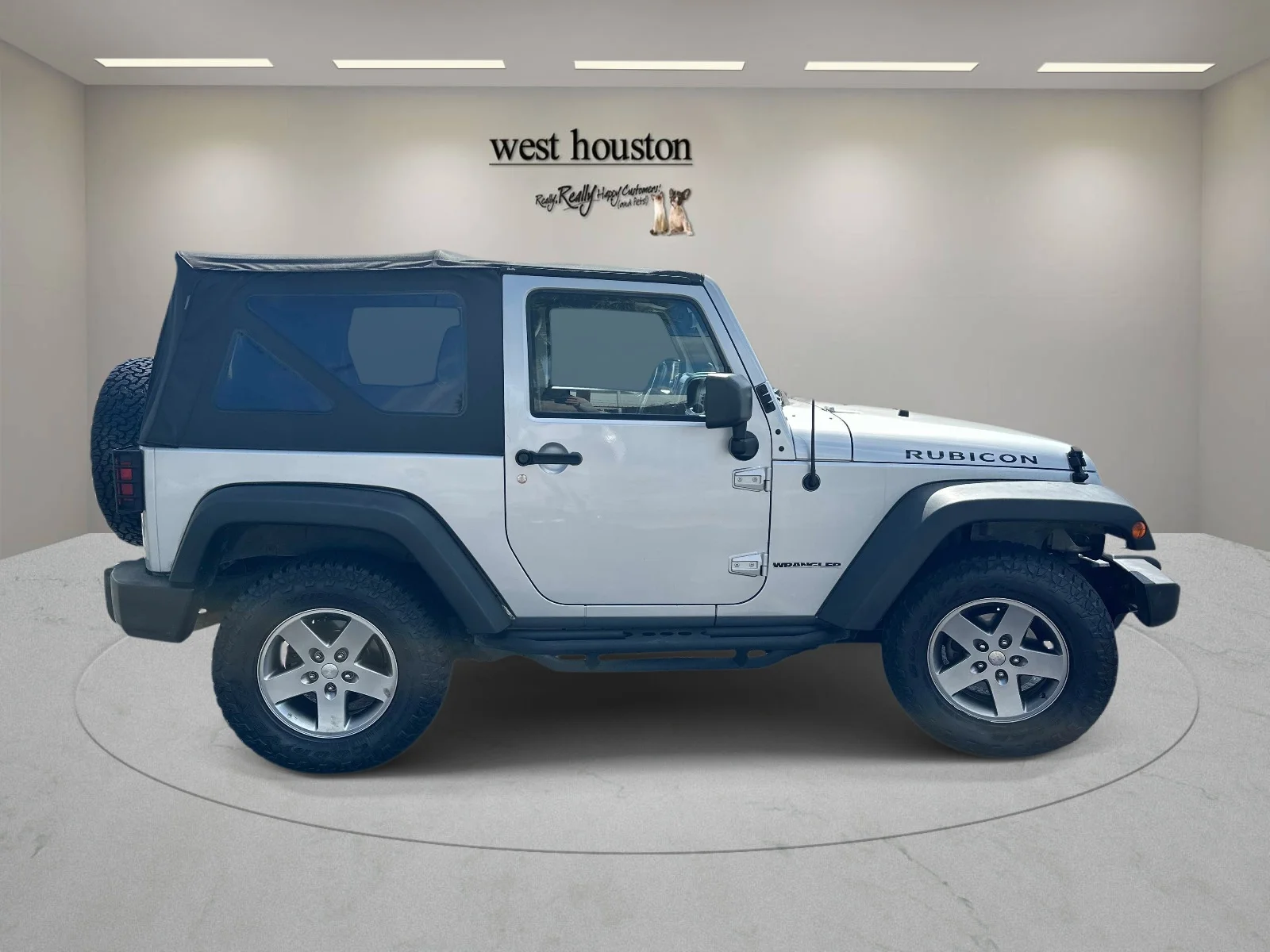 Used 2012 Bright Silver Metallic Jeep 4WD 2dr Rubicon image 4