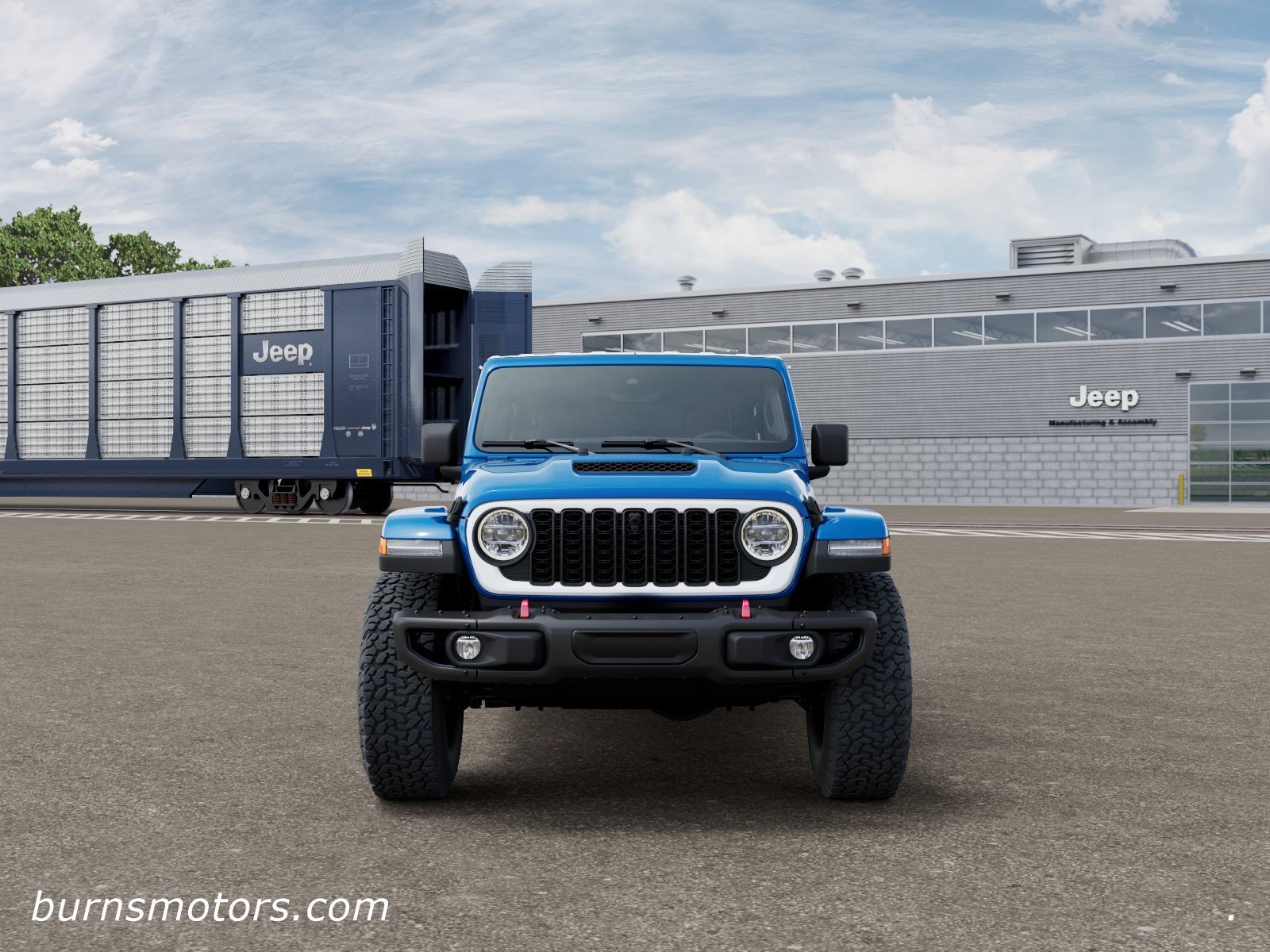 New 2026 Hydro Blue Pearl-Coat Exterior Paint Jeep Rubicon X 4-Door image 6