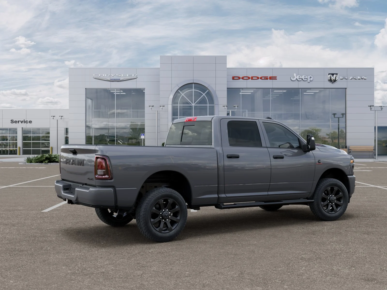 New 2026 Ceramic Gray Clear-Coat Exterior Paint RAM Tradesman image 27