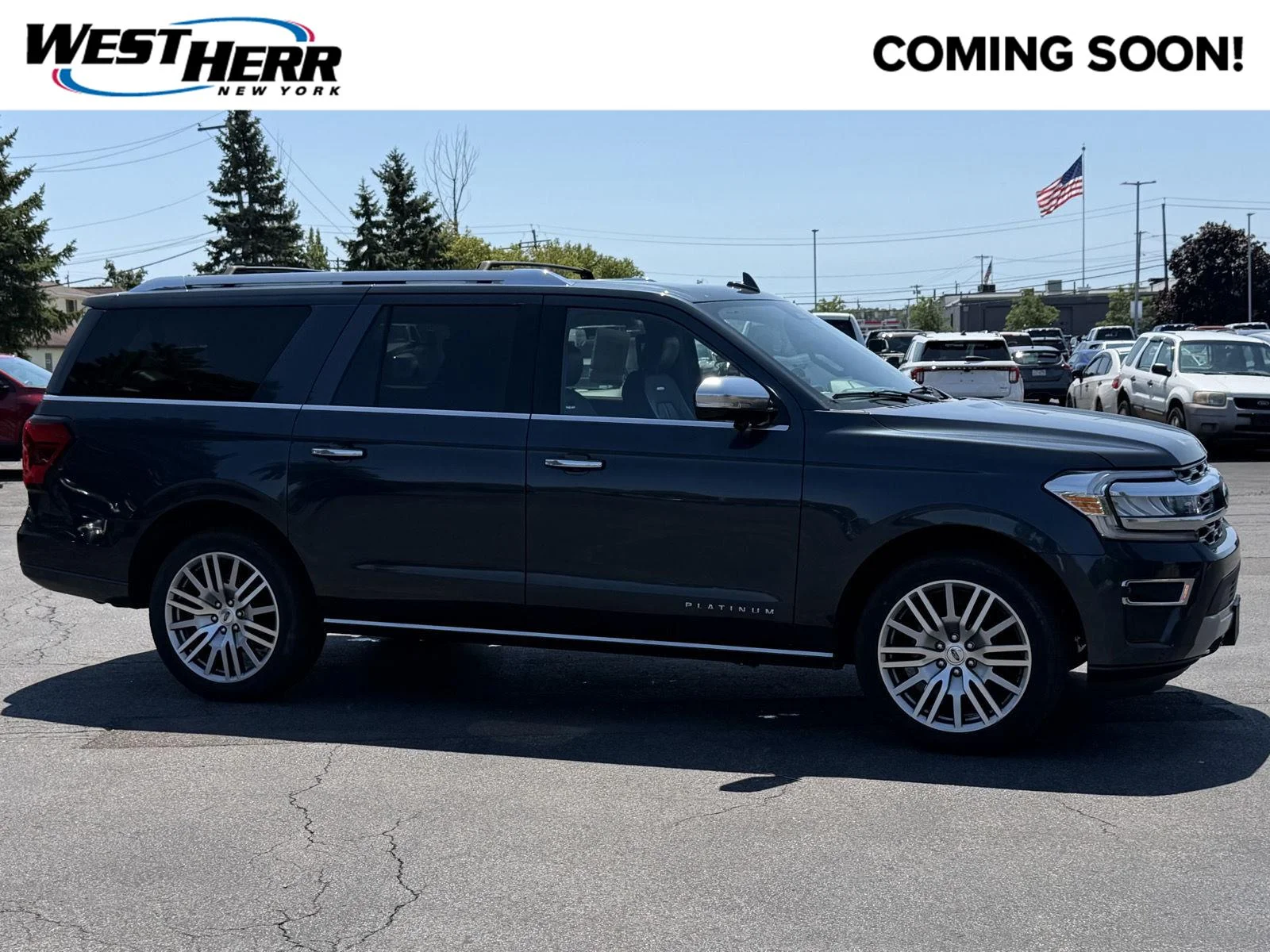 Used 2023 Stone Blue Ford Platinum image 1