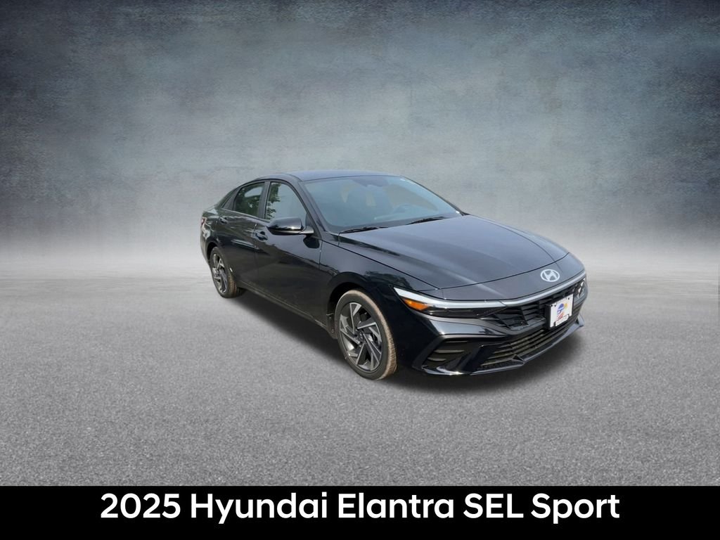 Certified Used 2025 Abyss Black Hyundai SEL Sport image 3