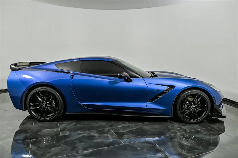 Used 2015 Laguna Blue Tintcoat Chevrolet Stingray-MANUAL-$20K MODS! image 10