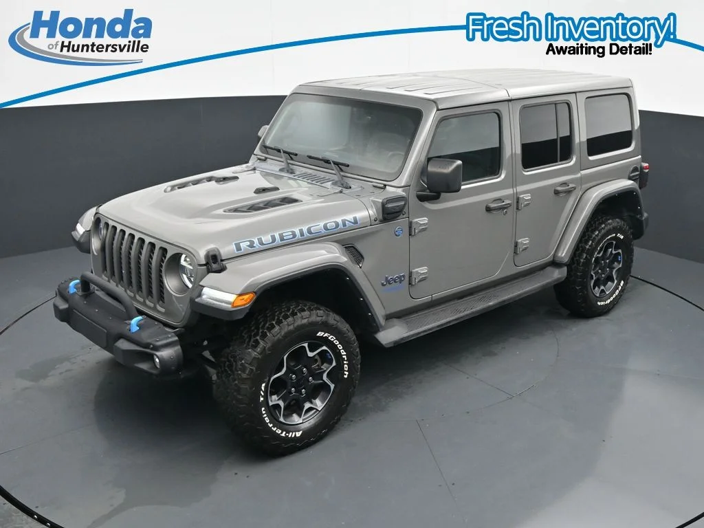 Used 2022 Gray Clearcoat Jeep Unlimited Rubicon 4xe image 23