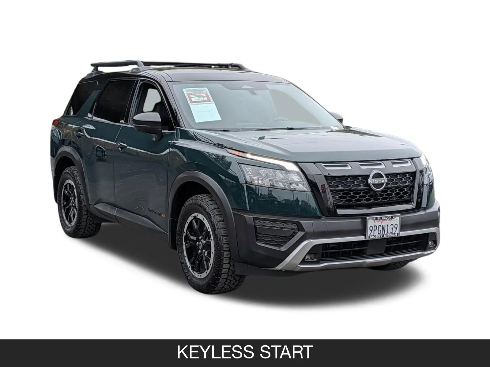 Used 2024 Obsidian Green Pearl/Super Black Nissan Rock Creek image 2