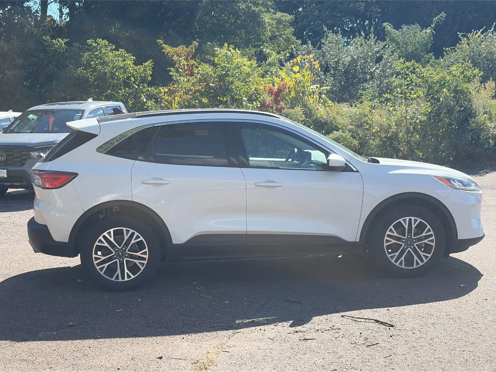 Used 2020 White Metallic Ford SEL image 6