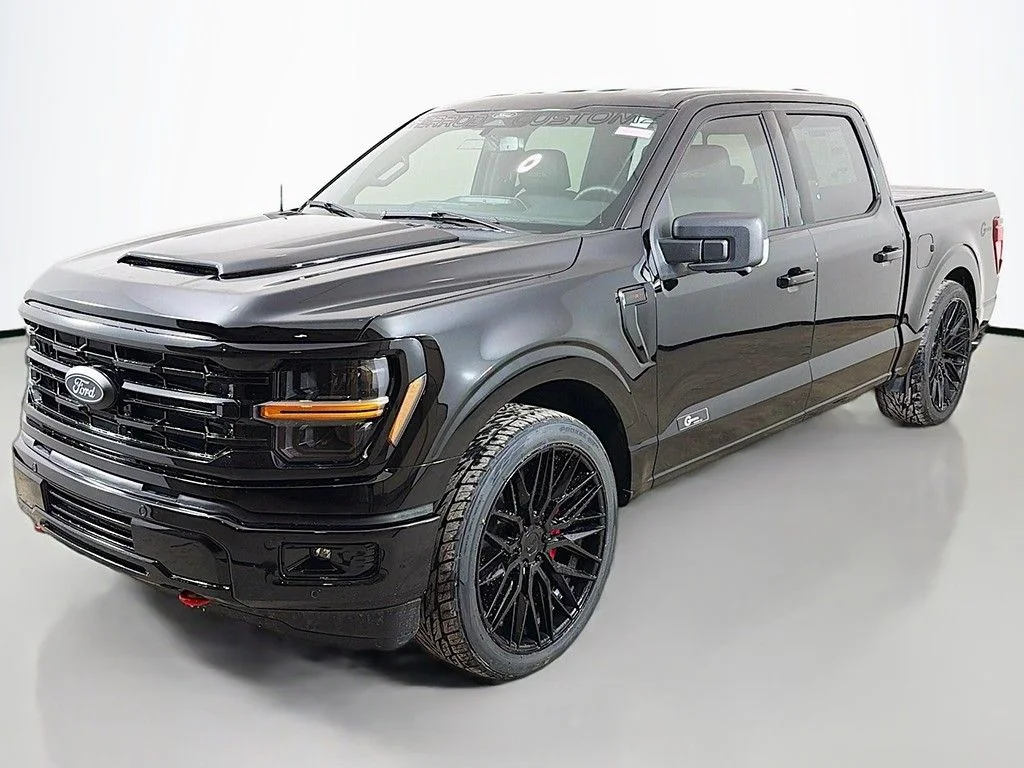 New 2025 Agate Black Metallic Ford XLT image 8