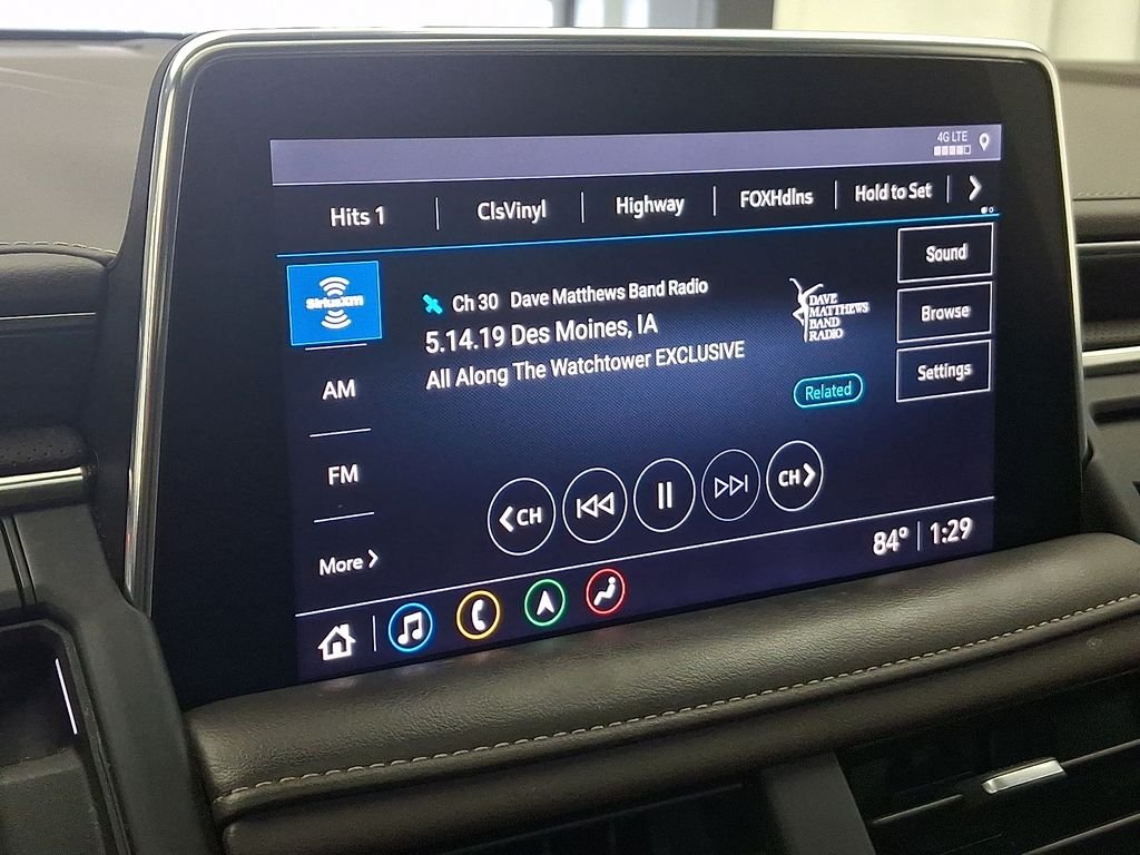 Used 2021 Midnight Blue Metallic GMC SLT image 18