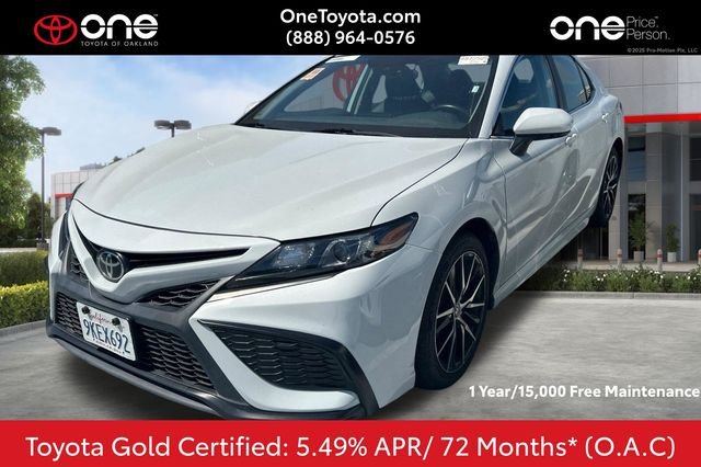Used 2024 White Toyota SE image 1