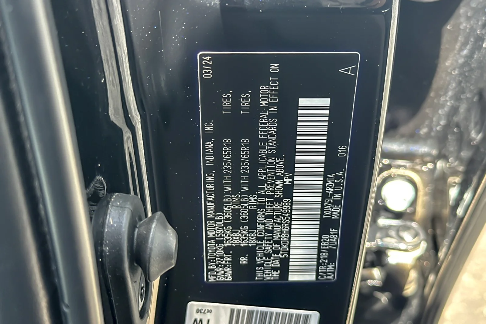 Certified Used 2024 MIDNIGHT BLACK Toyota XLE image 28