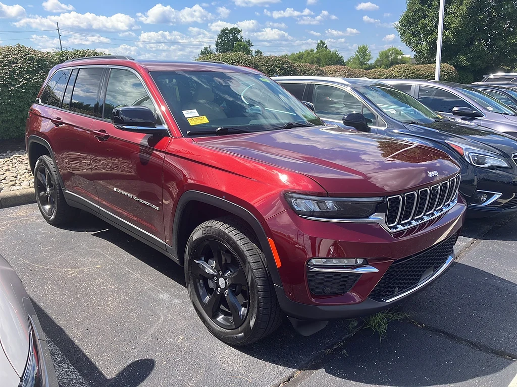 Used 2024 Velvet Red Pearl Coat Jeep Limited image 1