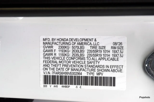 New 2027 Platinum White Pearl Honda Sport Touring Hybrid AWD image 22