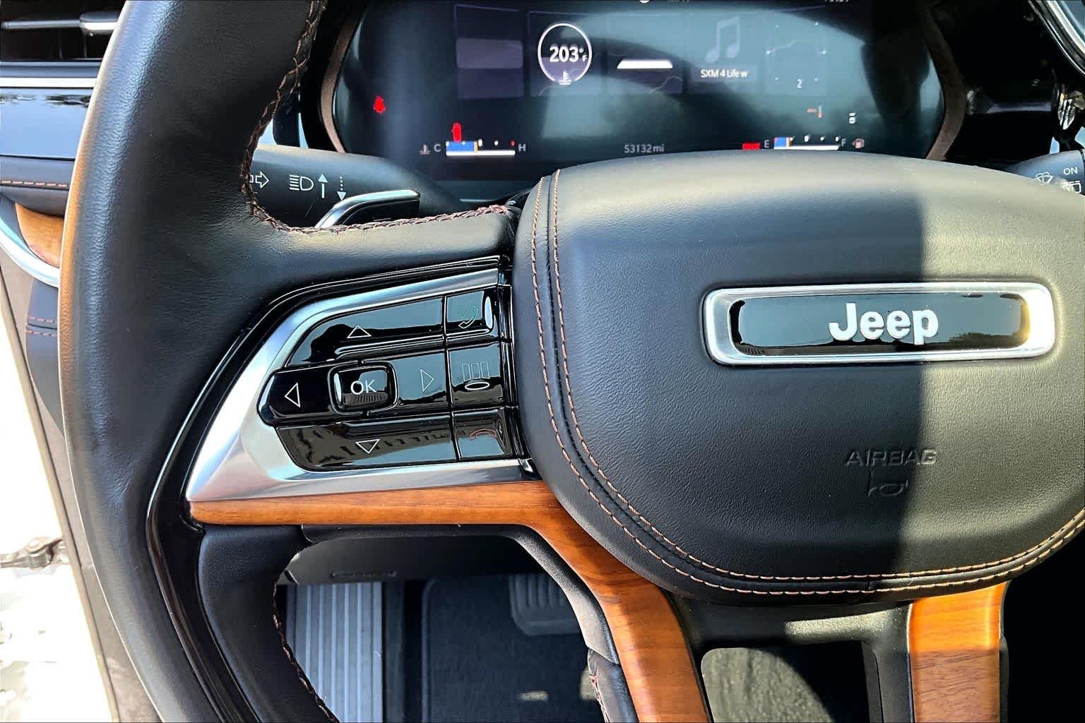 Used 2022 Bright White Clearcoat Jeep Summit image 24