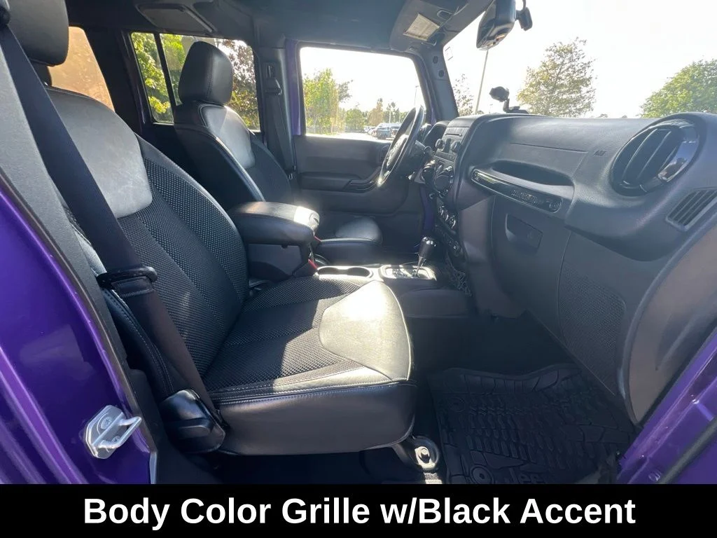 Certified Used 2016 Purple Jeep Unlimited Sahara image 16