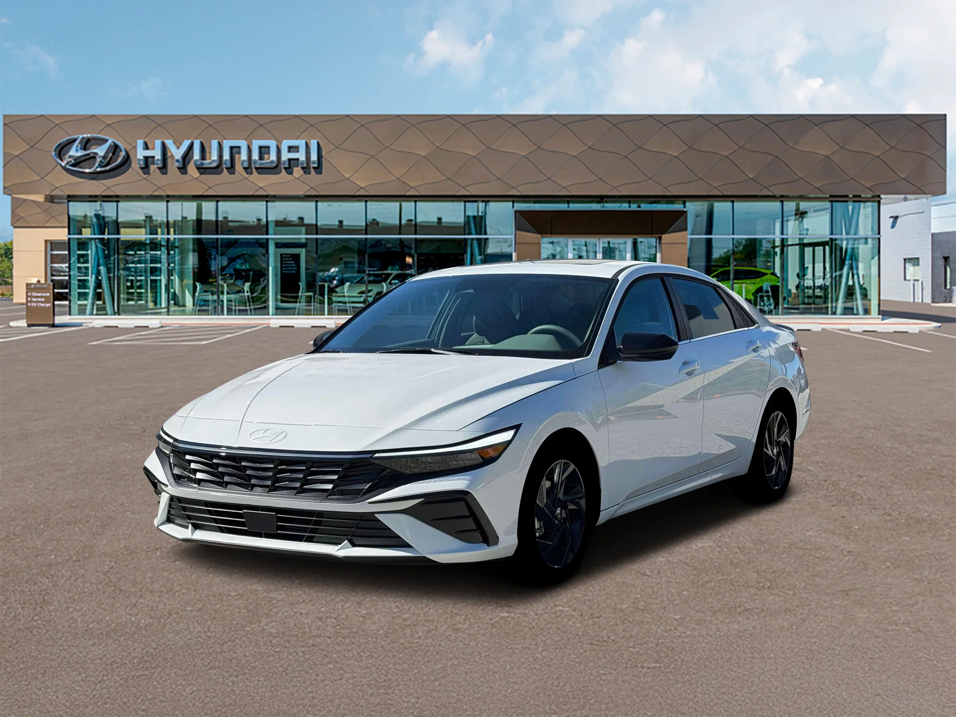 New 2026 White Hyundai SEL Sport image 1