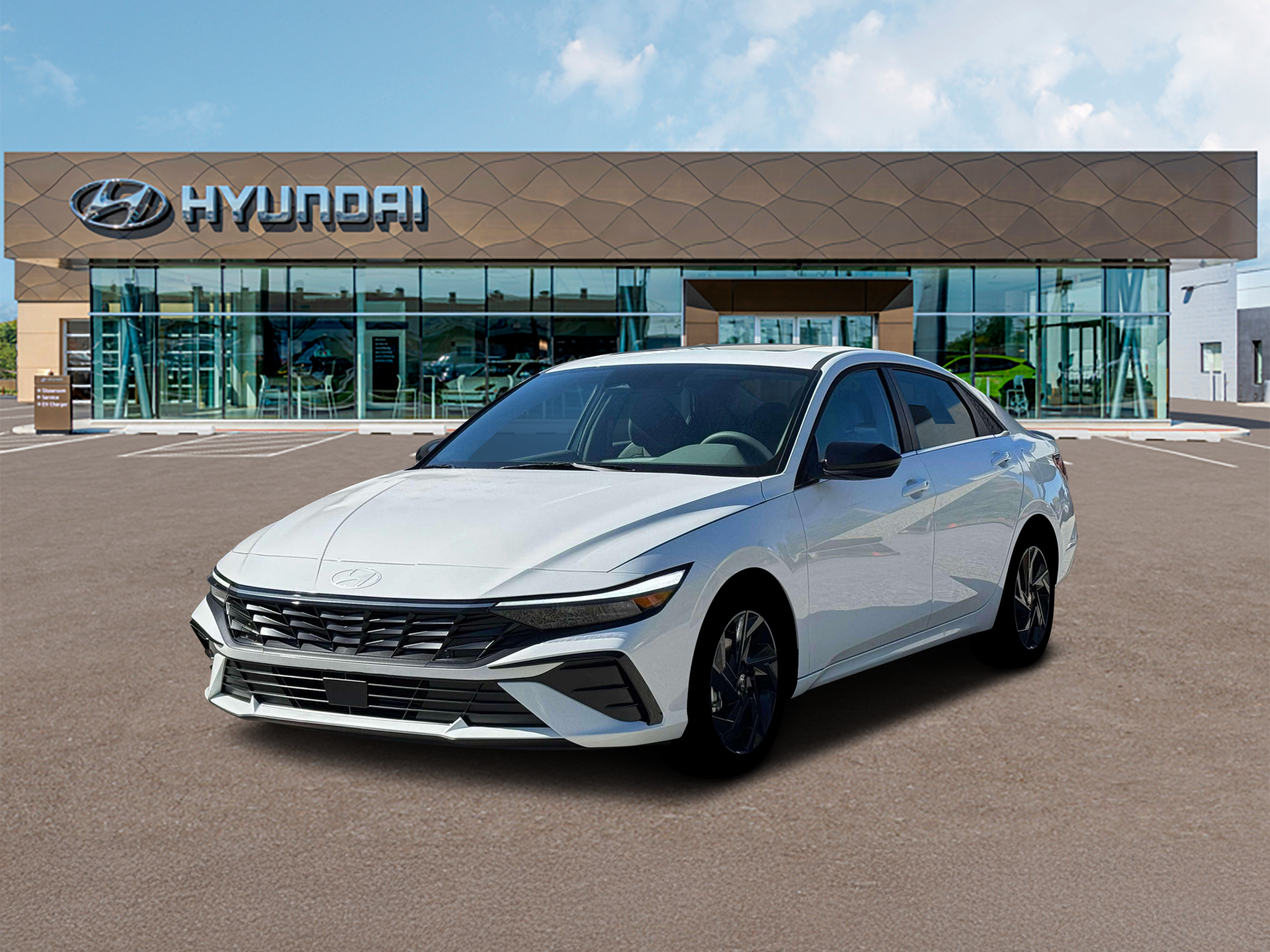 New 2026 White Hyundai SEL Sport Premium image 1