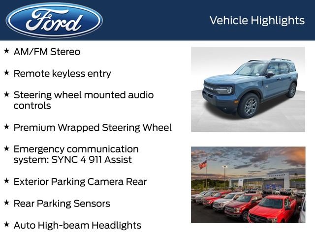 New 2026 Azure Gray Metallic Tri-Coat Ford Big Bend image 8