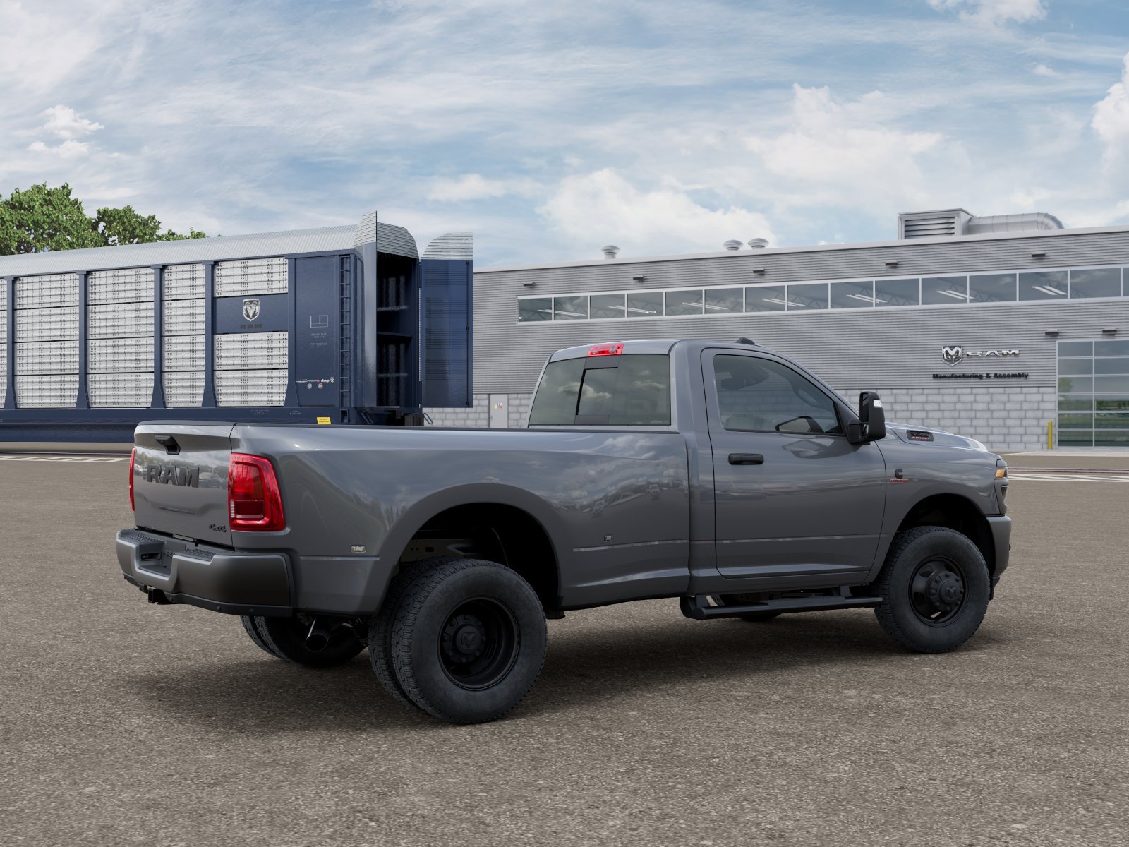 New 2026 Ceramic Gray Clear-Coat Exterior Paint RAM Tradesman image 32