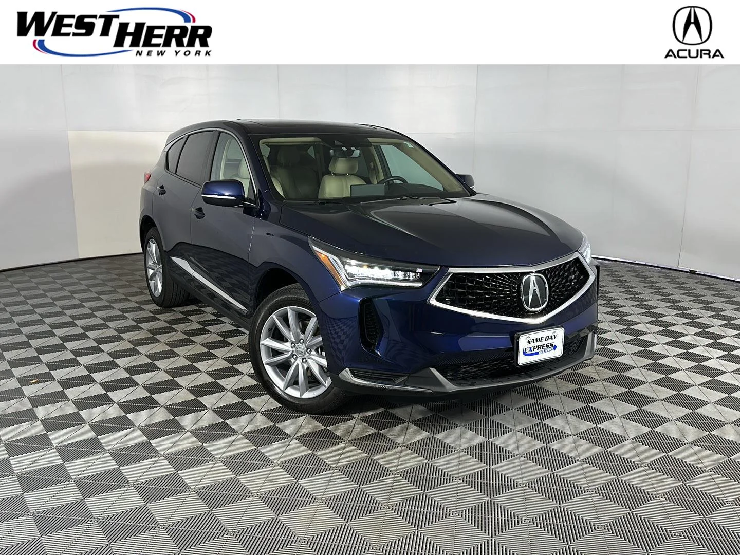 Used 2024 Fathom Blue Pearl Acura SH-AWD image 1