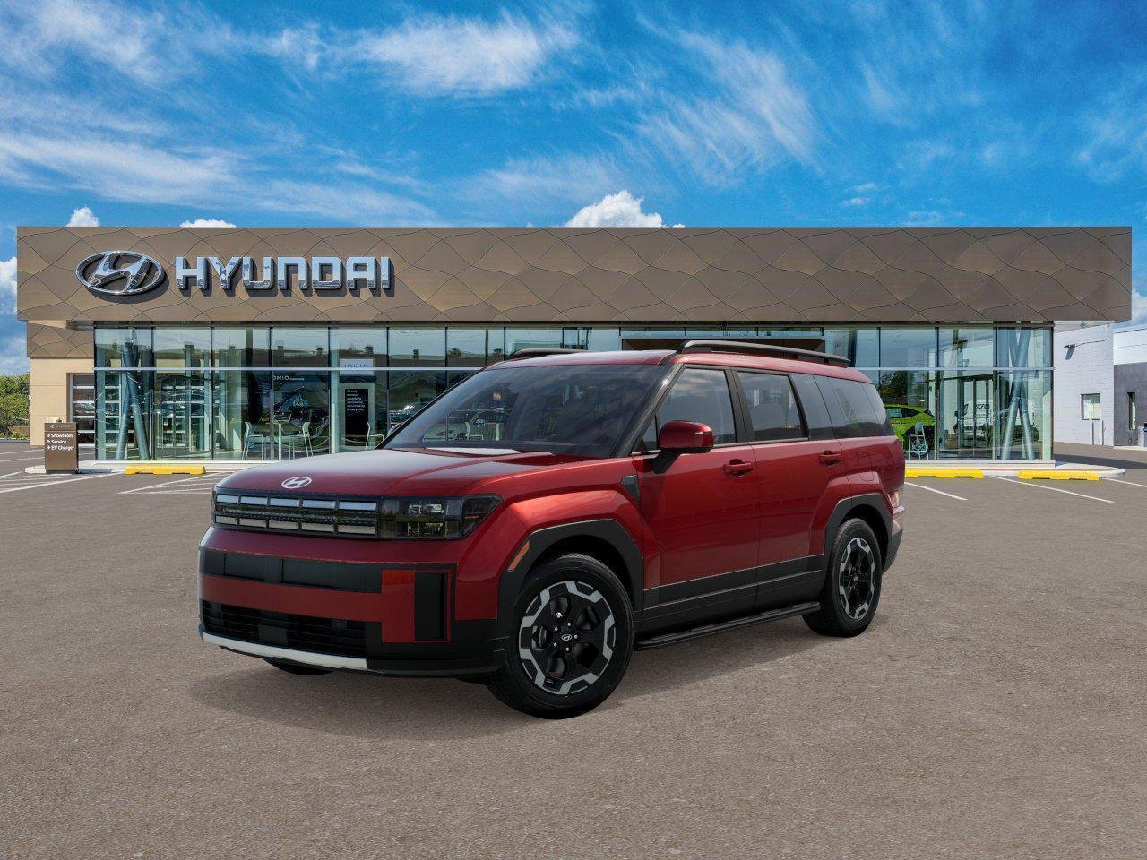 New 2026 Ultimate Red Hyundai SEL AWD image 1