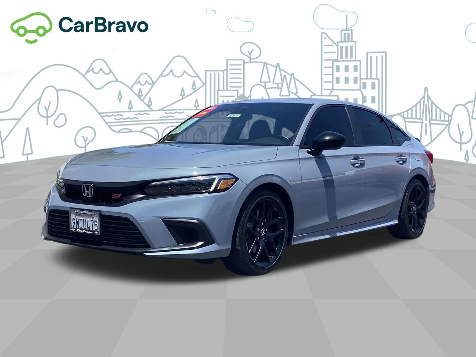 Used 2024 Sonic Gray Pearl Honda Si Manual Sedan image 40