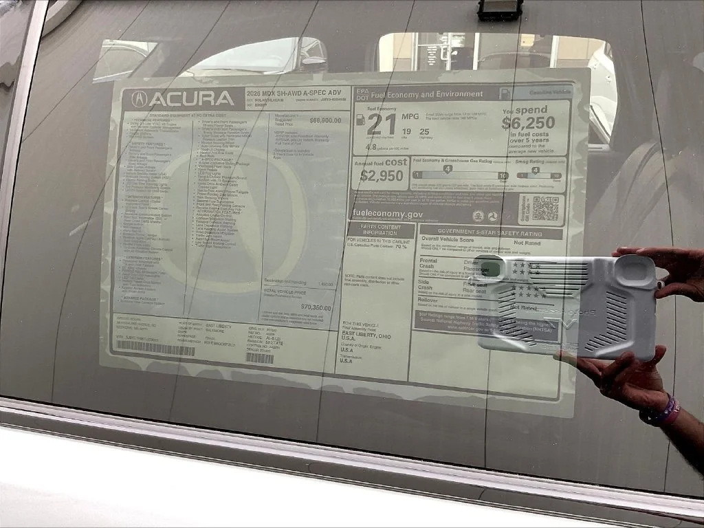 New 2026 Solar Silver Metallic Acura SH-AWD A-Spec with Advance Package image 14