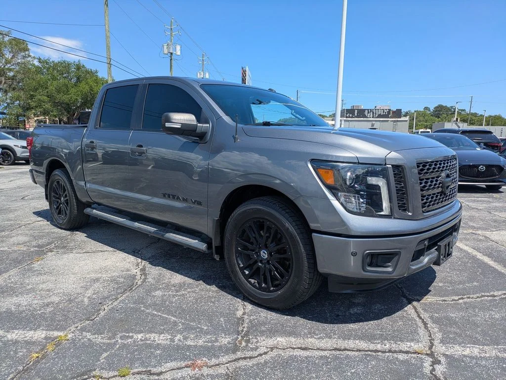 Used 2019 Gun Metallic Nissan SV image 2