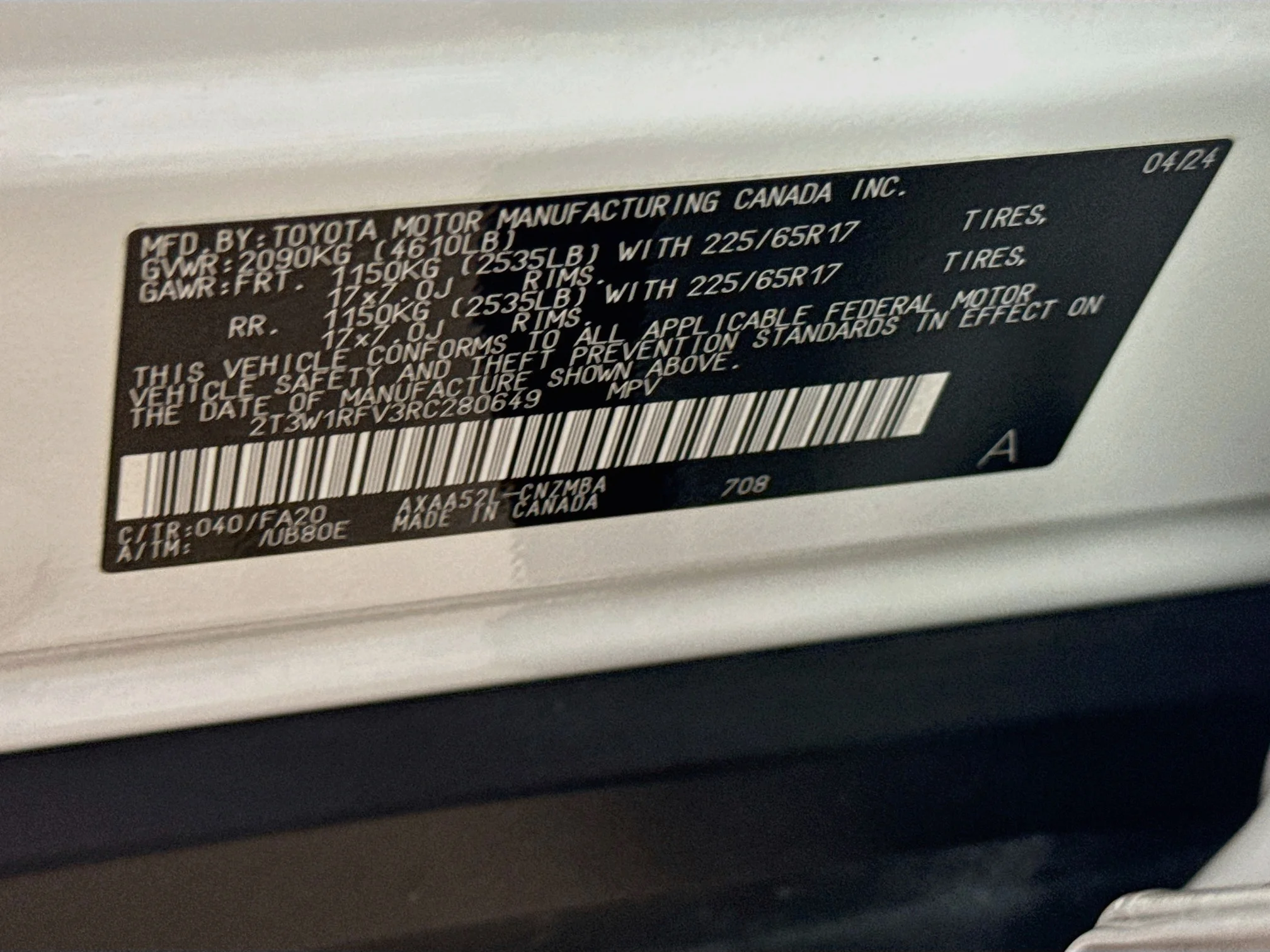 Certified Used 2024 Ice Cap Toyota XLE image 30