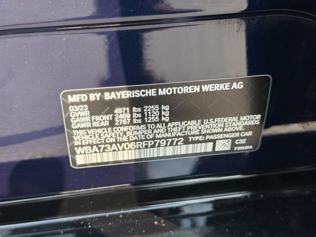 Used 2024 Tanzanite Blue II Metallic BMW 430i xDrive image 28