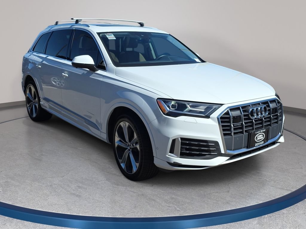 Used 2021 White Audi 55 Premium Plus image 4