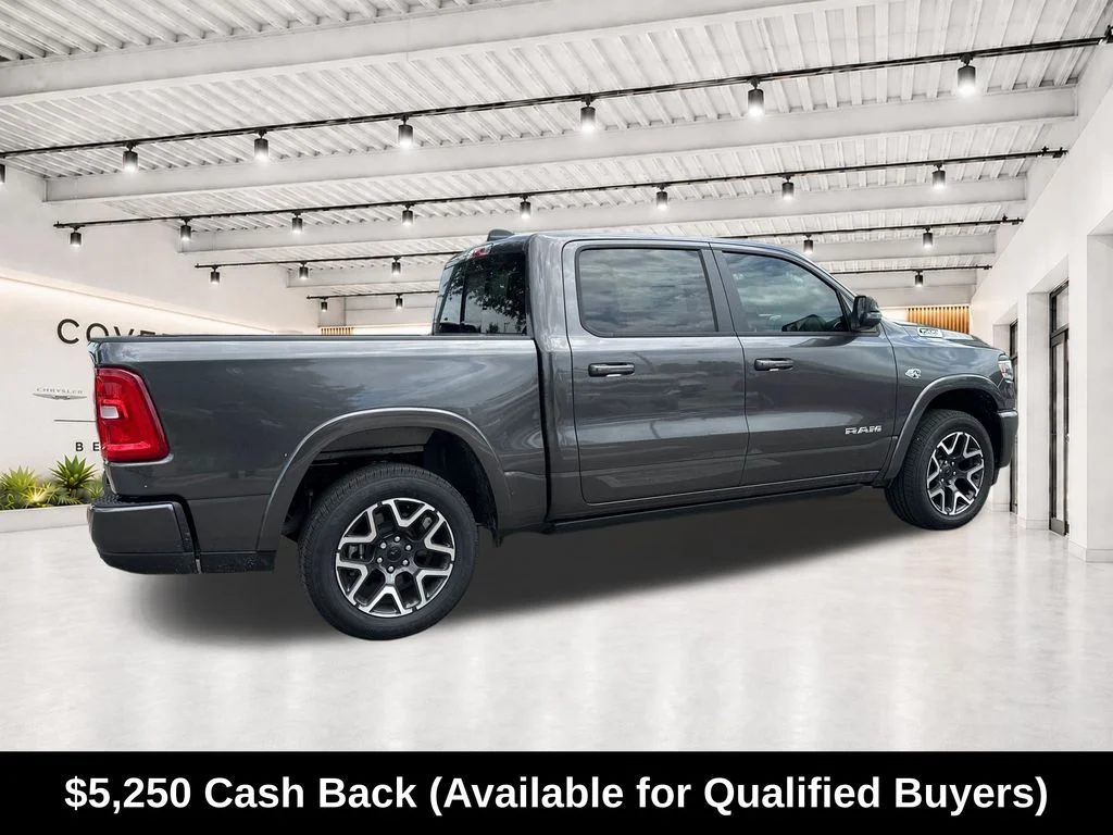New 2026 Granite Crystal Metallic Clear-Coat Exterior Paint RAM Laramie image 11