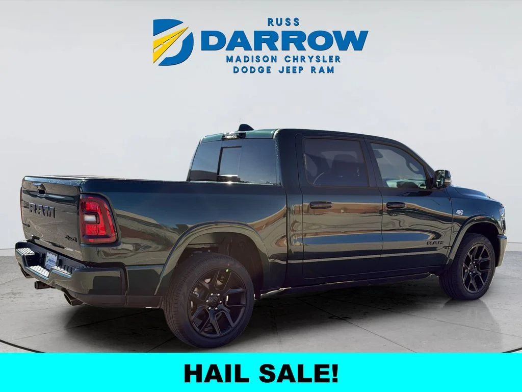New 2026 Serrano-Green Metallic Exterior Paint RAM Laramie image 5