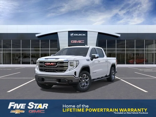 New 2026 Glacier White Tricoat GMC SLT image 8