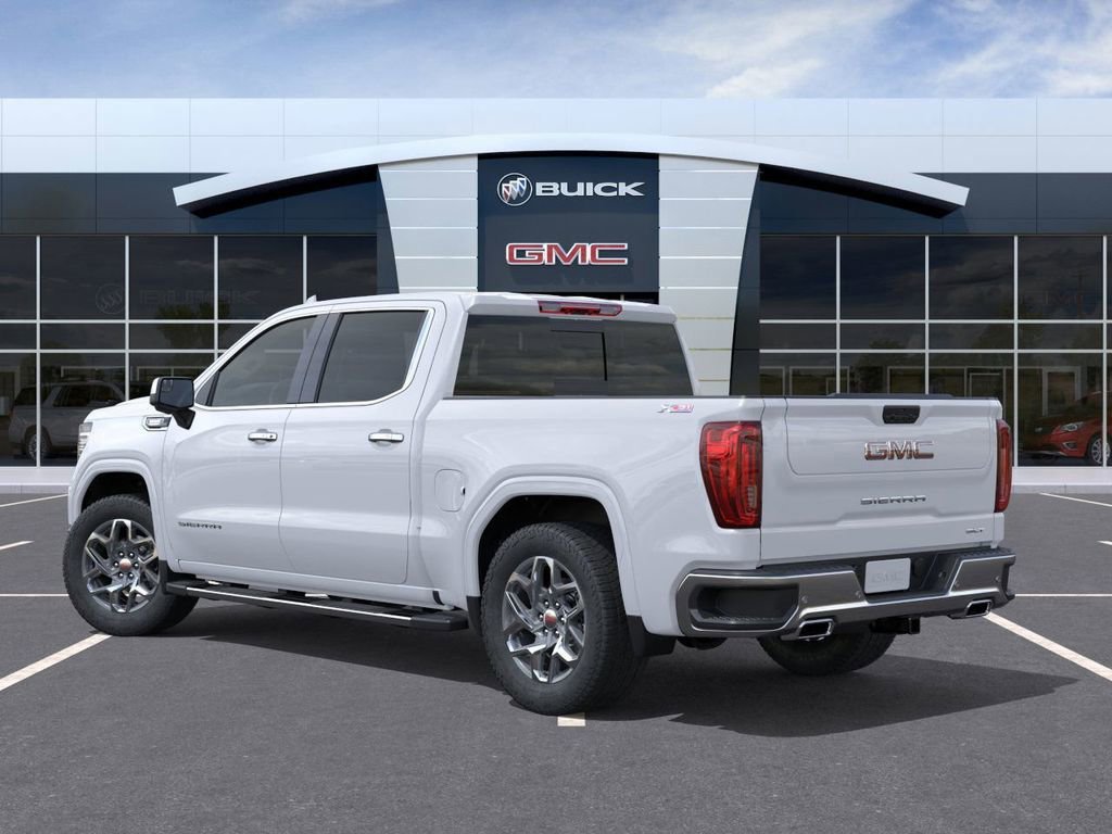 New 2026 Glacier White Tricoat GMC SLT image 3