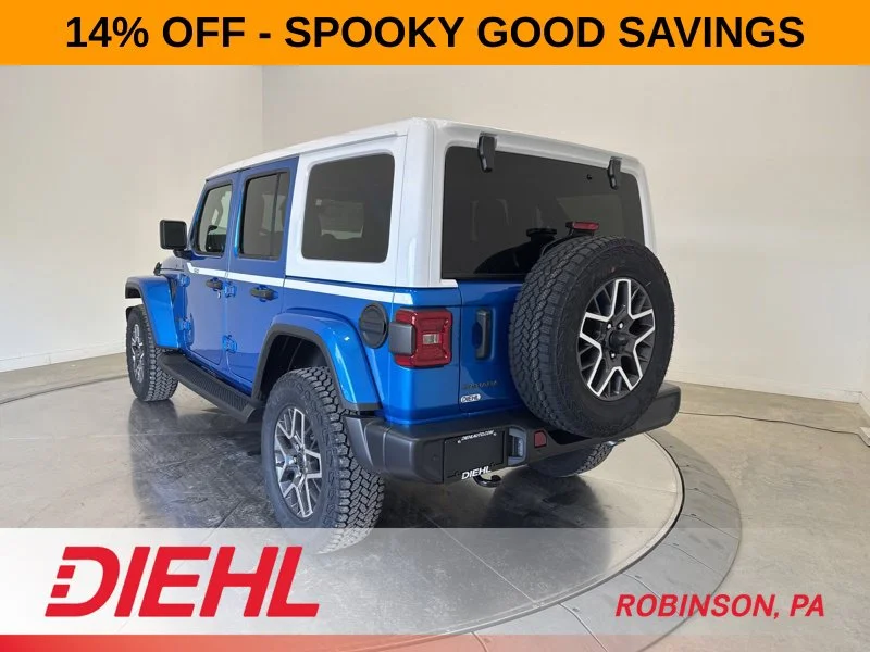 New 2026 Hydro Blue Pearl-Coat Exterior Paint Jeep Sahara image 5